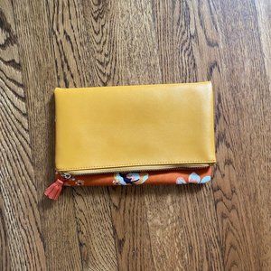 Rachel Pally Fold Over Leather Clutch